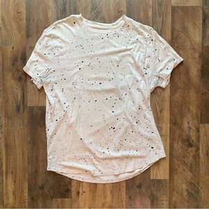 Men’s Medium White/Black Paint Splatter Tee Shirt Rue21